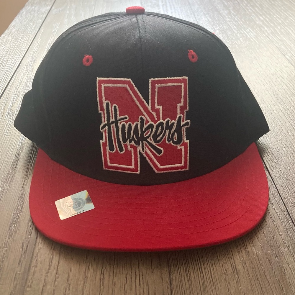 Classic Nebraska Huskers Cap Hat.  Adjustable Strap.
